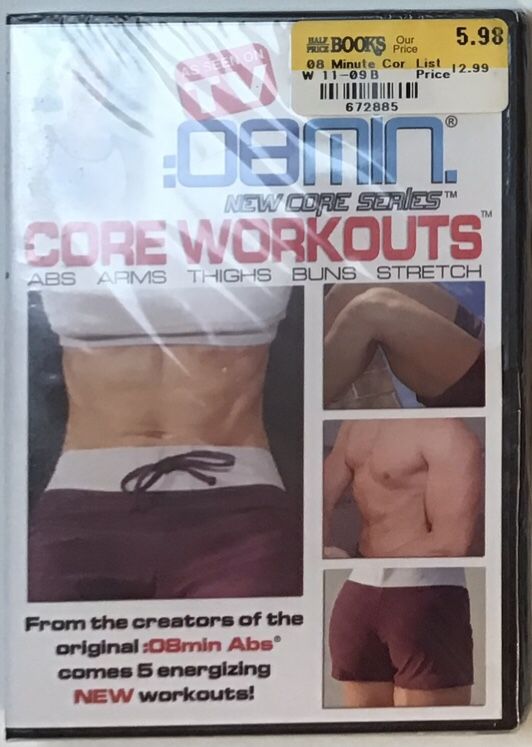 Core workout 8 minutes workout DVD *new