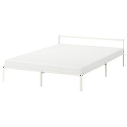 Bed frame, white, Queen. 