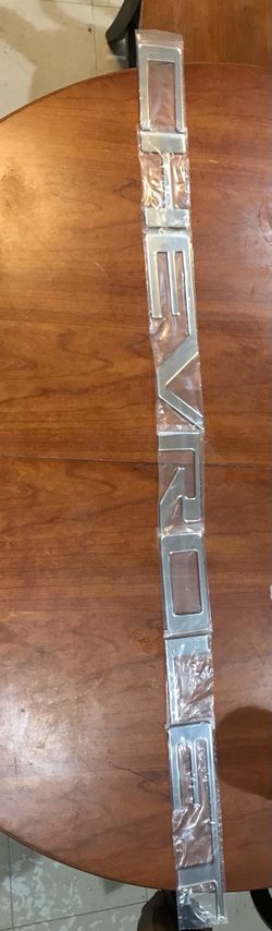 Chevrolet Chrome Tail Gate Letters Brand New