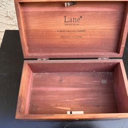 Vintage miniature cedar chest produced by the Lane Company