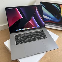 16” MacBook Pro Touch Bar 512GB SSD 2.6GHz 6-Core i7 CPU 16GB RAM DDR4 Retina Display High Performance Model 2020 to Mid 2021 production 