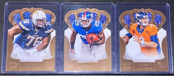 2013 Panini Crown Royale Rookie Bronze Die Cut Crown Cards