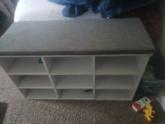 Shoe Cubbie With Bench