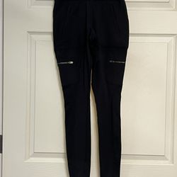 Athleta Women's Black Highline Hybrid Cargo Tight Pants 868899 - Size 0 - EUC