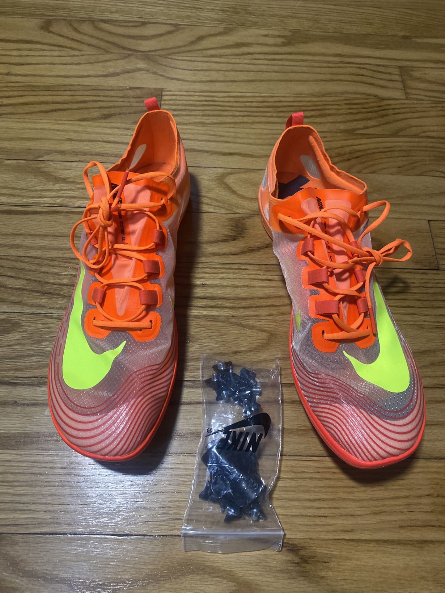 Nike Zoom Victory Waffle 5  Orange Track Field Shoes Men’s Sz 12.5 New No Box