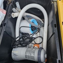 FREE INTEX 15X48 PRISM POOL FRAME AND SAND FILTER 