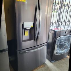 LG ThinQ French Door Counter Depth Craft Ice Refrigerator 30 Cubic Feet