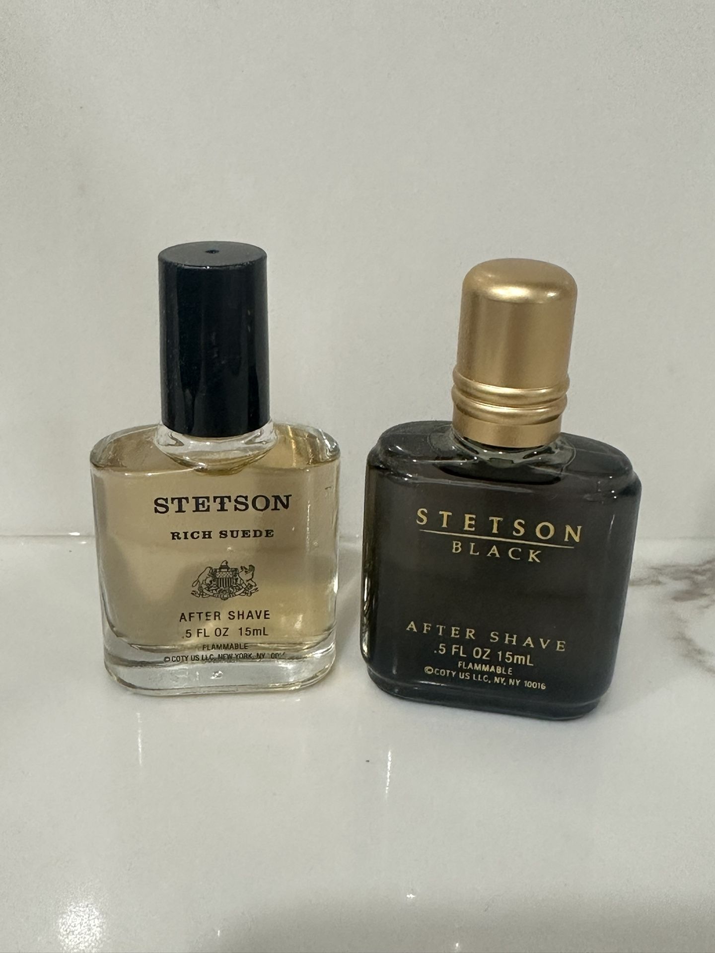 Vintage Stetson Black & Rich Suede After Shave Cologne