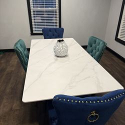 Marble Dining Set Tables And Chairs 