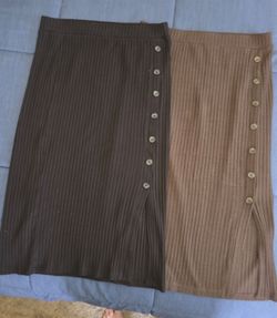 Time and Tru knit skirts, size Medium (8-10)