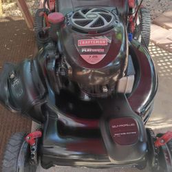 Craftsman " Platinum" Series 7.25hp Self Propelled Lawnmower With Like New Grass Bag