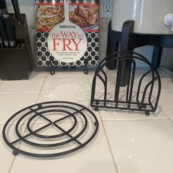 Napkins Holder And Hot Pot Stand