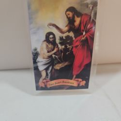 Estampita De San Juan Bautista 