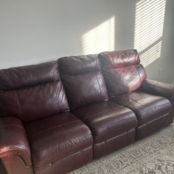 Leather Recliner Couches