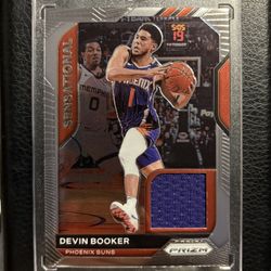 2021 Prizm Phoenix Suns Devin Booker Jersey Patch Card !!