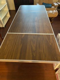 Aluminum folding table