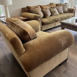 3 Seater Custom Sofa And Armchair 