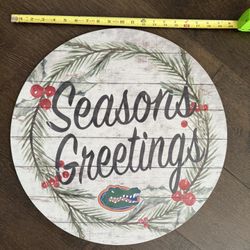 20” University of Florida Christmas wall decor