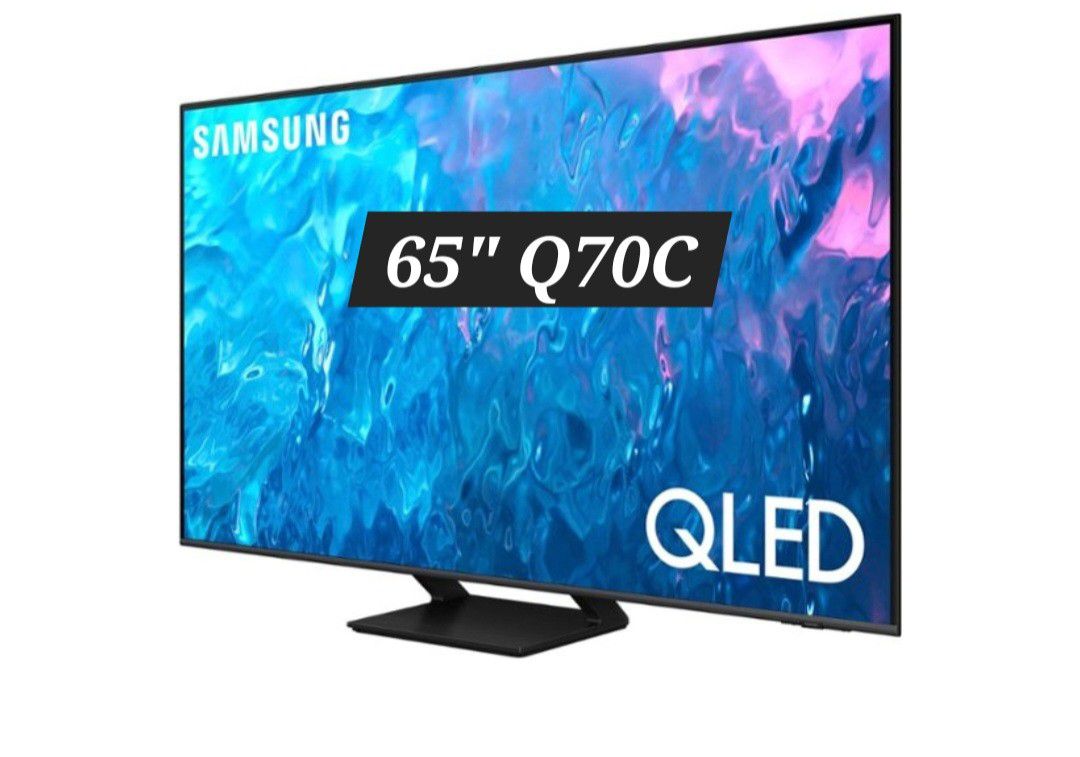 SAMSUNG 65" INCH QLED 4K SMART TV Q70C ACCESSORIES INCLUDED 