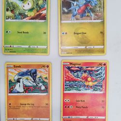 The pokemon cards 