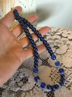 Crystazzi Sapphire blue necklace 🌸