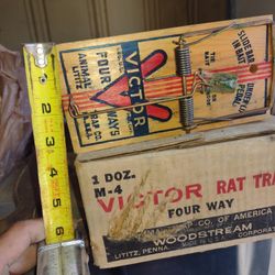 RATS  TRAPS       1  DOZ    NEW