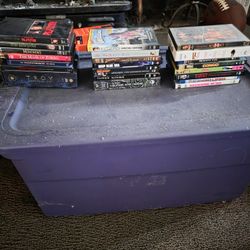 Tote Full Of Dvds And Blu Rays