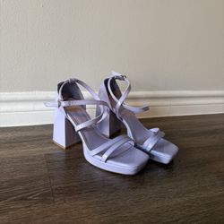 Purple Wedge Heels