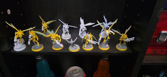 Warhammer 40K Painted Vespid Stingwing Kill Team