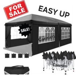 10x20Pop Up Canopy Large Party Tent Shelter 10x20 With Sidewalls