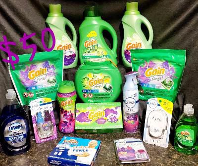 Huge Gain Laundryr / Cleaning Bundle          $50       Can Meet At Public Location /No House Delivery