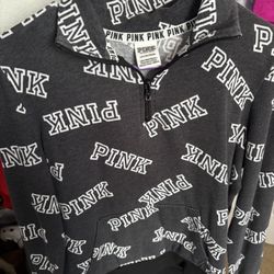 PINK Half Zip Sweater