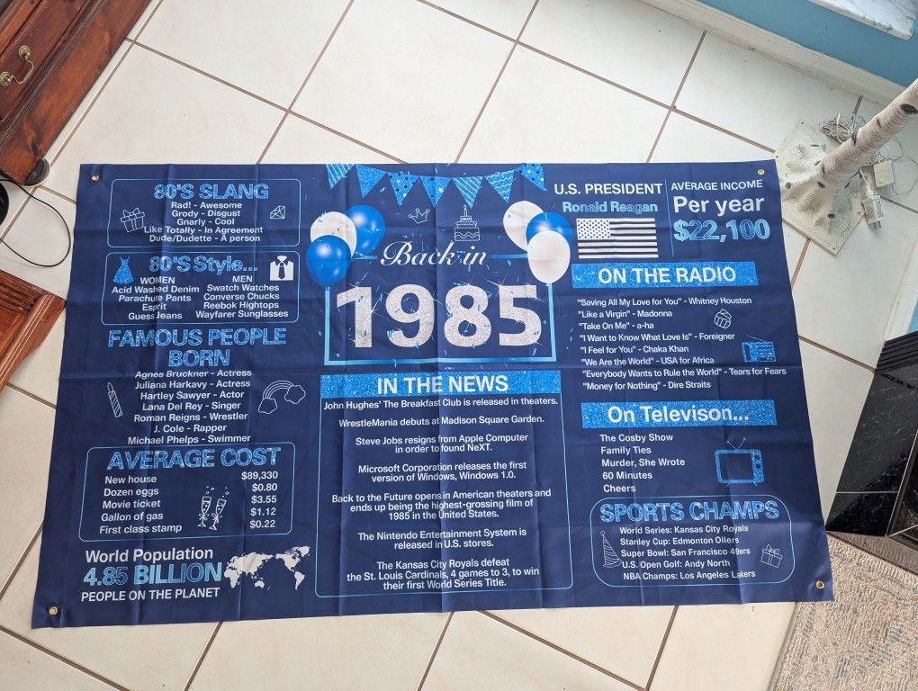 1985 Banner