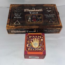 Illuminati Tarot : Keys of Secret Societies, Cards by Duhamel, Casey; Greyven...and Palm Reading Cards $30