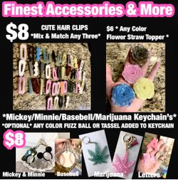 Custom hair clips
