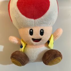Toad Mario Plushie