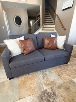 Gray Loveseat Pullout Couch