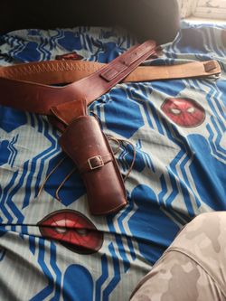 Pure Leather Belt with Holster