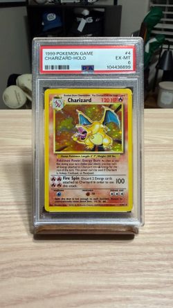 PSA 6 1999 Base Set Charizard Holo #4 Pokémon