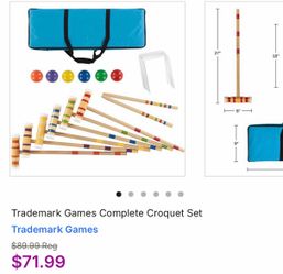 Trademark games complete Croquet set
