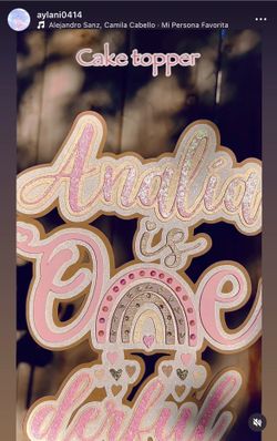 Cake Topper