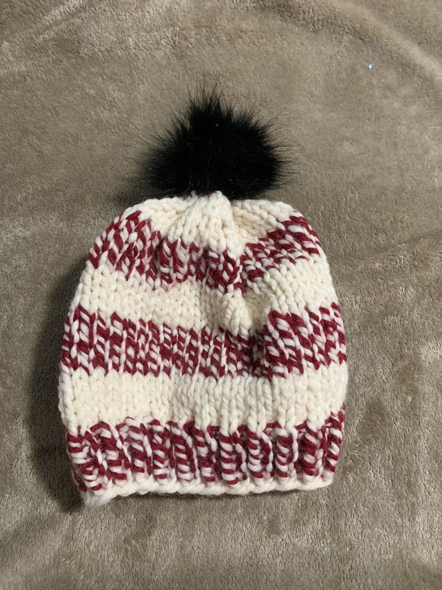 Hat- Hand Knit Hat Size Adult