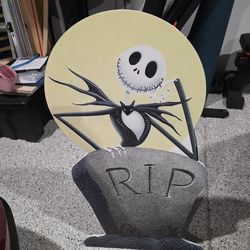 Jack Skellington Wood Decor
