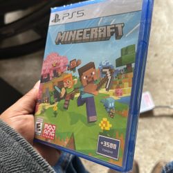 Minecraft New In Box Ps5