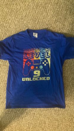 Level 9 Unlocked Kids Graphic T-Shirt size 10/12