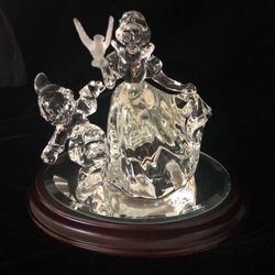 DISNEY SNOW WHITE AND DOPEY CRYSTAL BY ARRIBAS BROS