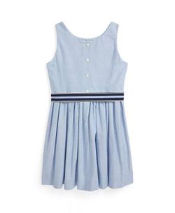Polo Ralph Lauren Girls' 3T Cotton Oxford Dress