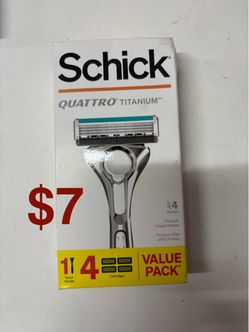 Schick Quattro Titanium Razor Value Pack