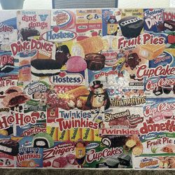 Completed White Mountain Puzzle 1000pc