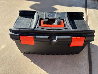 Black & Decker Tool Box (22”wide, 12”tall*12”deep)